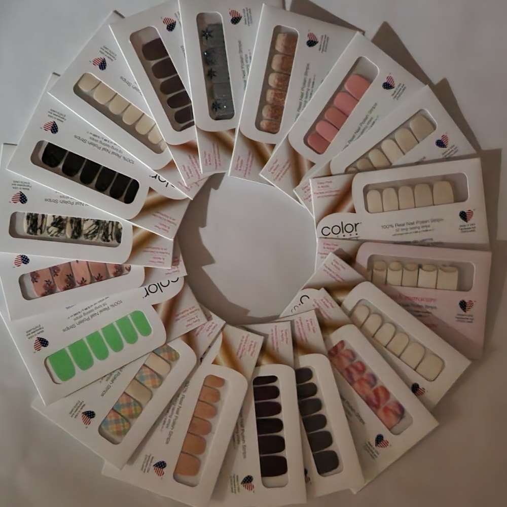18 Sets of Color Street Press-On Nail Color